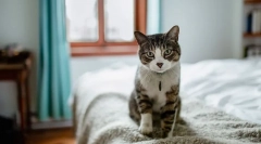 Чому котячий штифт на ліжку?